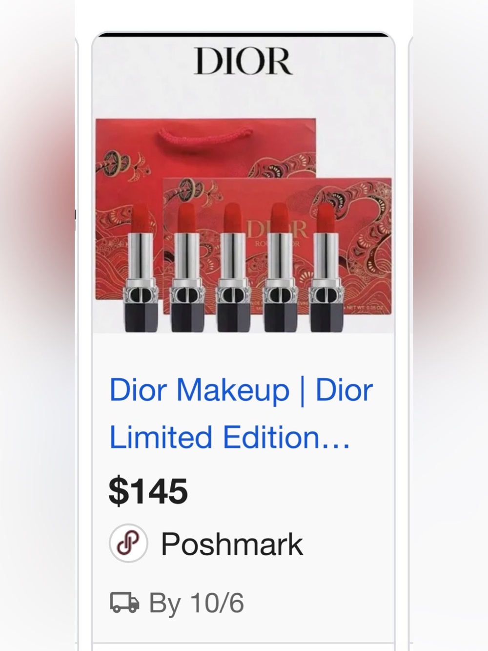 Dior Rouge Limited Edition Lipstick Set - Picture 7 of 7